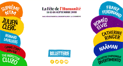Desktop Screenshot of fete.humanite.fr