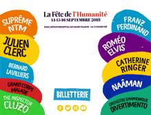 Tablet Screenshot of fete.humanite.fr